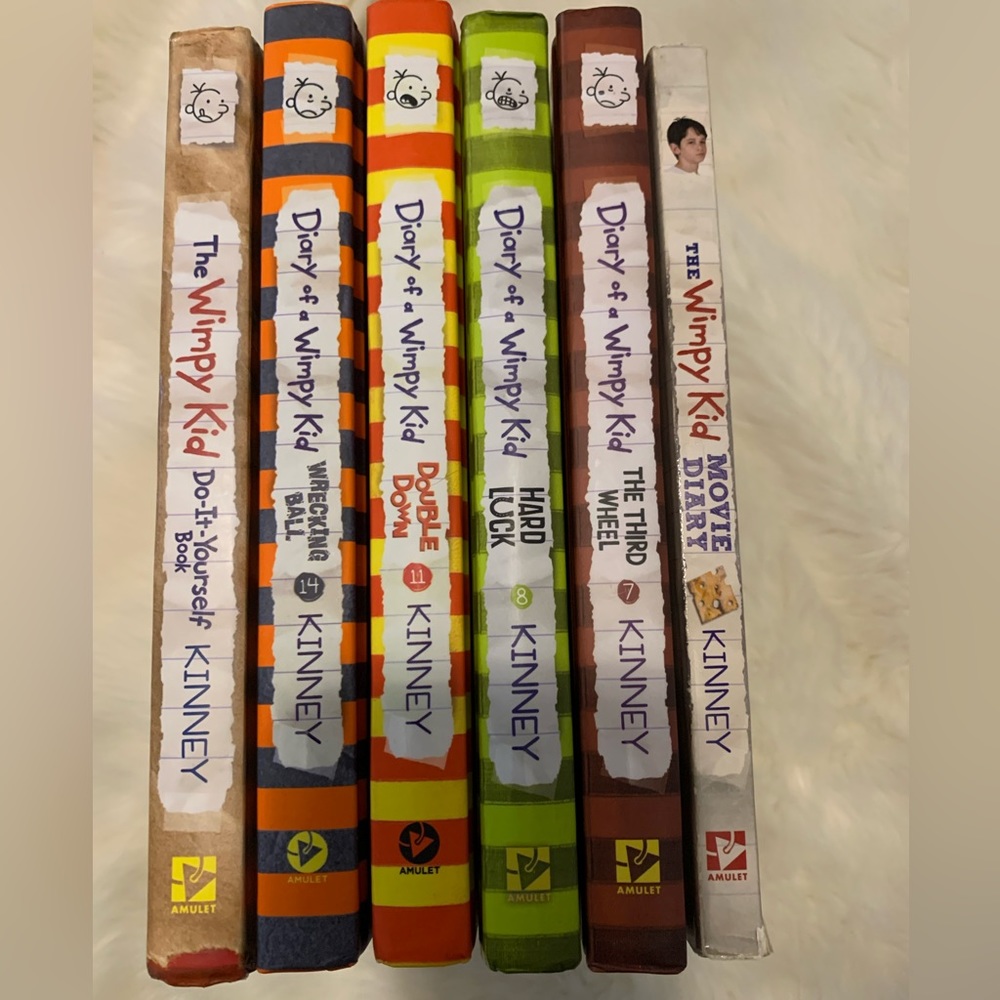 Diary of a Wimpy Kid BOOKS by Jeff Kinney 7 8 11 14 Movie Diary & Do-it-yourself